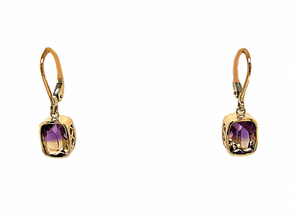 14 KARAT YELLOW GOLD DROP EARRINGS by The Hunt House Custom Jewellery