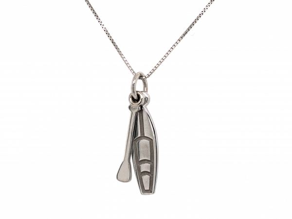 STERLING SILVER PADDLEBOARD PENDANT by Birchnotes